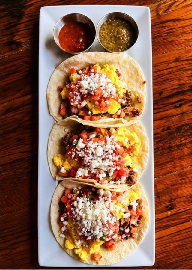 Breakfast Tacos.